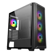 Компьютерный корпус FSP CMT591A, Без БП, 2xUSB3.0, 4xFAN120 ARGB, Tempered Glass, Black, E-ATX