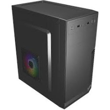 Компьютерный корпус FSP CST120, Без БП, 2xUSB2.0, 1xFAN80, Black, mATX