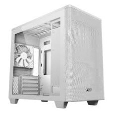 Компьютерный корпус FSP CST360W, Без БП, 2xUSB3.0/1xType-C, 2xFAN120, Tempered Glass, White, mATX