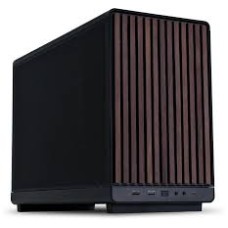 Корпус Lian Li A3-mATX B-W mATX/ITX G99.A3X-WD.00 БП ATX/SFX/SFX-L/Edge PSU, Черный-Дерево