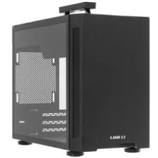 Корпус Lian Li TU-150, Mini-Tower Chassis, ITX, 1x3,5", 2x2,5", 3 слота расширения, USB3.1 Type Cx1, USB3.0 x2, HD Audio, цвет - черный, без блока питания. Алюминий. Боковая стенка - Заколенное стекло.
