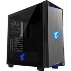 Компьютерный корпус GigaByte AORUS C300 GLASS, Без БП, HDMI, 2xUSB3.0/Type-C, 2xFAN120, Black, ATX