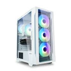 Корпус Zalman I4TG White, without PSU, 2xUSB3.0, 1xUSB2.0, 4x120mm RGB, TG Side Panel, ATX, белый
