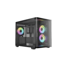 Корпус Ocypus Iota C50 BK Curve ARGB Digital mATX/ITX 2xUSB Type-C Черный Iota-C50-BKD300CD-GL