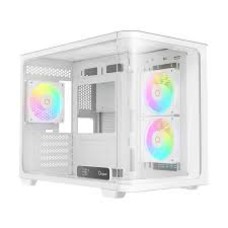 Корпус Ocypus Iota C50 WH Curve ARGB Digital mATX/ITX 2xUSB Type-C Белый Iota-C50-WHD300CD-GL