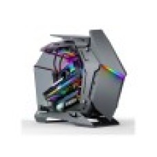 Компьютерный корпус, Jonsbo, MOD-3 Mini Gray, Mini-Tower, M-ATX/ITX, USB 3.0*1/Type-C*1, Audio+Mic, Высота процессорного кулера до 165 мм, Длина VGA до 360 мм, 1*2.5''/1*3.5'', Сталь, Закаленное стекло, 251*569*535мм, Без Б/П, Серый