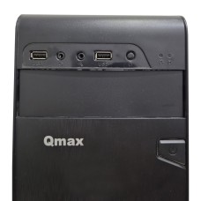 Б/У Корпус Qmax KB10B черный Medi tower (Мятый)