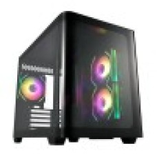 Корпус FSP S380-BA, Mid-Tower, M-ATX, Mini-ITX,USB 3.2 Gen 1 Type-A,USB 3.2 Gen 1 Type-C,ARGB вентиляторы,3x120мм,черный