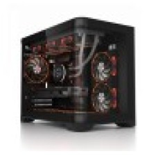 Компьютерный корпус, 1STPLAYER, UV5 BK, UV5-BK-2FC7R-1FC7, M-ATX / ITX, 1*3.5"/2*2.5", Кулер 3*12см, Высота кулера до 157 мм, Длина VGA до 330 мм, 280385377 мм, Без Б/П, Черный