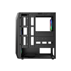 Корпус Wintek Infinity 1882 B-M TG, ATX/Micro ATX, USB 1*3.0/2*2.0, 0,45mm, 4*12cm RGB fan (без контроллера), чёрный