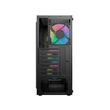 Корпус Wintek Infinity 1882 B-M TG, ATX/Micro ATX, USB 1*3.0/2*2.0, 0,45mm, 4*12cm RGB fan (без контроллера), чёрный