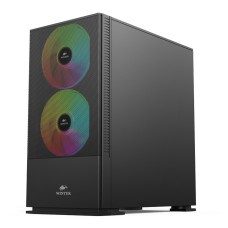 Корпус Wintek Shadow 701-B TG, Micro ATX, USB 1*3.0/1*2.0, HD-Audio+Mic, 2*14cm+1*12cm ARGB fan, черный