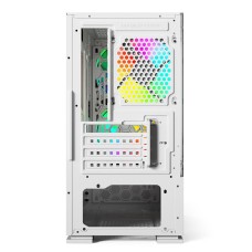 Корпус Wintek Shadow 701-W TG, Micro ATX, USB 1*3.0/1*2.0, HD-Audio+Mic, 2*14cm+1*12cm ARGB fan, белый