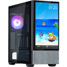 Компьютерный корпус, Zalman, Z10 DS Black, Mid-Tower, ATX/M-ATX/M-ITX, USB3.0*2, USB Type-C*1, HD Audio+Mic, 3*120мм ARGB вентилятор, Высота процессорного кулера до 173мм, Длина VGA до 395мм, 2*3,5/4*2,5