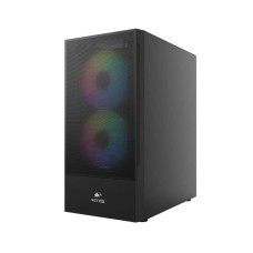 Корпус Wintek Shadow PRO 801 B-M TG, ATX, USB 1*3.0/2*2.0, HD-Audio+Mic, 2*14cm+1*12cm ARGB fan (без контроллера), чёрный