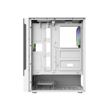 Корпус Wintek Shadow PRO 801 W-M TG, ATX, USB 1*3.0/2*2.0, HD-Audio+Mic, 2*14cm+1*12cm ARGB fan (без контроллера), белый