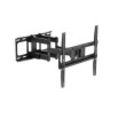 Кронштейн для ТВ и мониторов, XG, FMWA-3275, Макс. нагрузка - 60 кг, Диагональ экрана от 32" до 75", Угол вращения -60° +60°, Угол наклона -15° +5°, Уровень -2° +2°, Чёрный