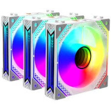 Комплект вентиляторов 2E GAMING Air Cool ACF120MW-ARGB, 3x120мм, 2000rpm, 4pin PWM +5VARGB, 20.5dBa,