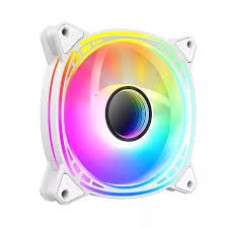 Кулер для корпуса Huntkey GS120F White, 800~1800RMP, 120*120*25mm, +5V ARGB 3Pin, OEM