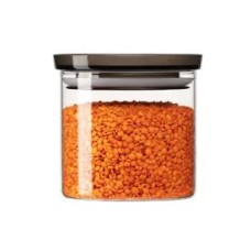 Банка для хранения Ardesto Fresh, 500 мл, стекло, пластик, силикон