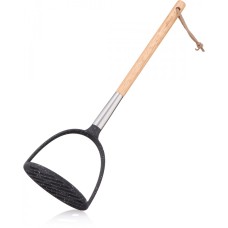 Картофелемялка Ardesto Midori, 33см, нейлон, дерево, нержавеющая сталь, черный