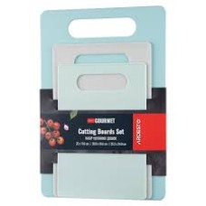 Набор досок кухонных Ardesto Gemini Gourmet 3 шт.: 25*17,6; 28,8*19,6; 35,2*24,8 см, пластик