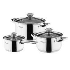 Набор посуды Ardesto Gemini Gourmet Varese, 6 пред., нержавеющая сталь