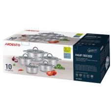 Набор посуды Ardesto Gemini Gourmet Andria, 10 пред., нержавеющая сталь