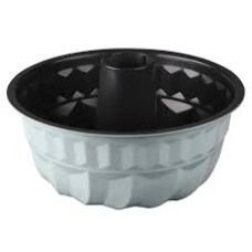 Форма для выпечки кекса Ardesto Tasty baking, круглая, 22x11.6см, серый,голубой