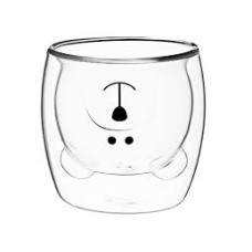 Набор чашек Ardesto Animals с двойными стенками, 250 мл, 2 шт, боросиликатное стекло AR2625GA