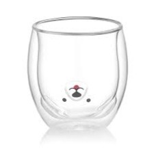 Набор чашек с двойными стенками Ardesto Animals, 300мл, 2шт, боросиликатное стекло, прозрачный AR263