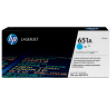 Голубой картридж с тонером HP 651A, голубого цвета 16 000 страниц для Color LaserJet, CE341A