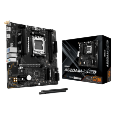 Материнская плата ASRock A620AM-X WiFi MB Socket AM5, MATX, AMD A620A (DP+HDMI) 2DDR5, 1PCIx16,PCIx1