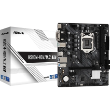 Материнская плата ASRock H510M-HDV/­M.2 SE MB Socket1200, MATX, iH470 (VGA+DVI+HDMI), 2DDR4, PCIx16, PCIx1