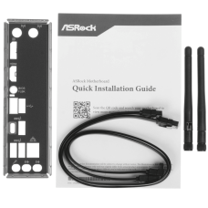 Материнская плата, ASRock, B650M-H/M.2+ WIFI (4710483949913), AM5, B650, 2xDDR5 6400+(OC), 4xSATA3, 2xM.2 (PCI-E 4.0x4), 1xHDMI, 1xDP, 1xPCI-Ex16, 2xPCI-Ex1, WiFi, mATX