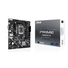 Материнская плата ASUS PRIME H810M-K, LGA1851 H810 2xDDR5 4xSATA 1xM.2 1xPCIe 4.0 HDMI D-Sub mATX
