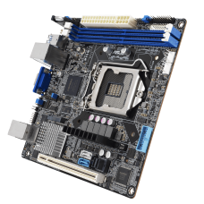 Материнская плата Asus P12R-I MB Socket1200, mITX, iC252 (D-Sub, 2GNIC) 2DDR4, PCIx16, M.2, 6 SATA