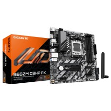 Сист.плата Gigabyte B650M D3HP AX, B650, 4xDDR5, PCI-E4 x16, 1xPCI-E x1, 1xM.2, 6xSATA, HDMI, DPx1,Wi-Fi6E,LAN2.5GbE,BOX