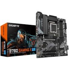 Материнская плата GIGABYTE B760 GAMING X, LGA1700, PCI-Ex16 4.0, HDMI+DP, 3xM.2, 4xSATA
