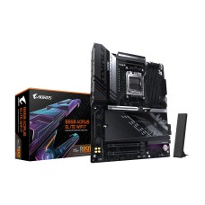 Материнская плата, Gigabyte, B850 AORUS ELITE WF7 (4719331866105), AM5, B850, 4xDDR5 4400/4800/5200/8200(OC), 4xSATA3, 3xM.2 (PCIe 4.0 x4/x2), RAID, 1хDP, 3xPCI-Ex16, WiFi, ATX