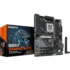 Материнская плата, Gigabyte, B850 GAMING WF6 (4719331866631), AM5, B850, 4xDDR5 4400/4800/5200/8200(OC), 4xSATA3, 3xM.2 (PCIe 4.0 x4/x2), RAID, 1xHDMI, 1хDP, 4xPCI-Ex16, WiFi, ATX