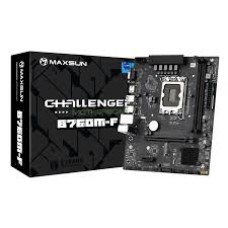 Материнская плата MaxSun Challenger B760M-F, LGA1700 B760, 2xDDR4 3xSATA 2xM.2 HDMI+VGA mATX