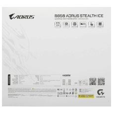 Материнская плата GIGABYTE B850 AORUS STEALTH ICE MB Socket AM5, ATX, AMD B850 (HDMI) 4DDR5, PCIx16,PCIx1