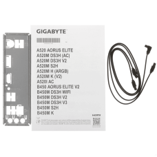 Материнская плата Gigabyte A520M H ARGB MB Socket AM4, MATX, AMD A520 (DP+HDMI) 2DDR4, PCIx16, 2PCIx1