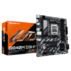 Материнская плата Gigabyte B840M D3HP MB Socket AM5, MATX, AMD B840 (2DP+HDMI), 4DDR5, PCIx16