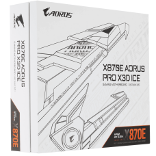 Материнская плата Gigabyte X870E AORUS PRO X3D ICE MB Socket AM5, ATX, AMD X870 (HDMI), 4DDR5, 3PCIx16