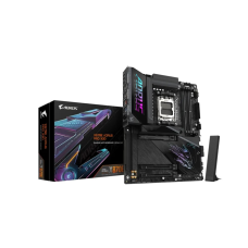 Материнская плата, Gigabyte, X870E AORUS PRO X3D (4719331878603), AM5, X870E, 4xDDR5 4800/5200/9000(OC), 4xSATA3, 4xM.2 (2xPCIe 5.0 x4/x2, 2xPCIe 4.0 x4/x2), Raid, 1xHDMI, 2xUSB4 Type-C®, 3xPCI-Ex16, Wi-Fi, ATX