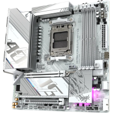 Материнская плата Gigabyte X870M AORUS ELITE WIFI7 ICE MB Socket AM5, MATX, AMD X870 (HDMI), 4DDR5, 3PCIx16