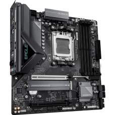 Материнская плата, Gigabyte, B850M EAGLE WIFI6E (4719331871826), AM5, B850, 4xDDR5 4400/4800/5200/8200(OC), 4xSATA3, 2xM.2 (1*PCIe 5.0 x4/x2, 1*PCIe 4.0 x4/x2), RAID, 1xHDMI, 2хDP, 2xPCI-Ex16, WiFi, mATX
