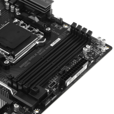 Материнская плата, Gigabyte, B850M EAGLE WIFI7 (4719331879648), AM5, B850, 4xDDR5 5600/5800/6000/6200/6400/8200(OC), 4xSATA3, 2xM.2 (1*PCIe 5.0 x4/x2, 1*PCIe 4.0 x4/x2), RAID, 1xHDMI, 2хDP, 2xPCI-Ex16, WiFi, mATX